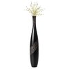 Uniquewise Contemporary Bottle Shape Decorative Floor Vase, Brown with Cobbled Stone Pattern, 27 Inch QI004178.S